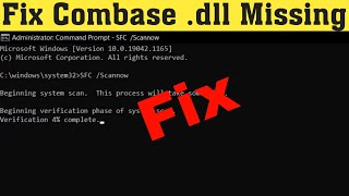 How To Fix Combase.d11 Missing Or Not Found Error In Windows