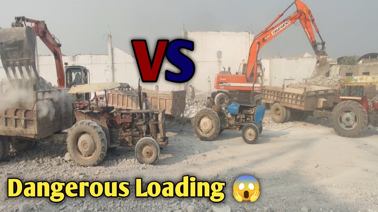 Satisfying Hitachi Excavator Loading Dump Trucks  | Heavy Mashin 
