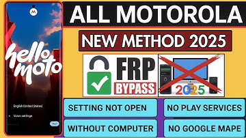 ✅ How to Skip Google Lock on Motorola 2025 | After Factory Reset | No PC | Easy Guide