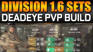 1.6 DeadEYE BEST PVP Build Guide - The Division - Last Stand - Best build for PVP