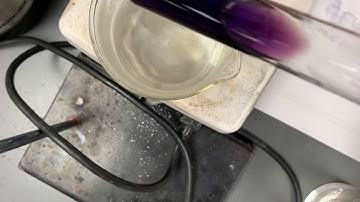 Le Châtelier cobalt chloride hot/cold/acetone time lapse