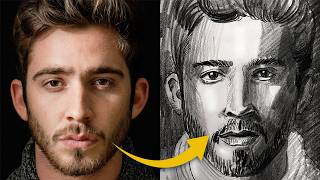 Steal My Complete Process To Improve Your Art: Time Lapse Portrait Drawing 🔥