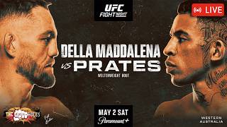 🔴UFC PERTH: JACK DELLA MADDALENA x CARLOS PRATES | LIVE STREAM