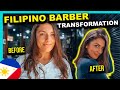 FILIPINO BARBER cuts HER hair for FIRST TIME in 3 Years!! UNEXPECTED Before and After!