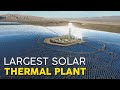 La plus grande centrale solaire thermique  concentration au monde dans le dsert de californie