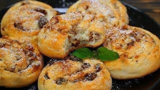 Delicious pastries for tea drinking. Easy recipe