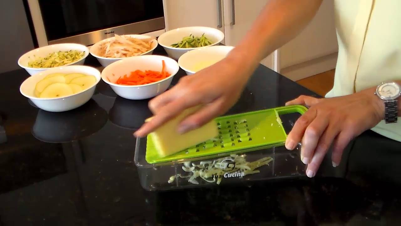 Mandoline Slicer Vegetable Slicer How To Use It YouTube