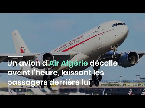 An Air Algérie Plane Takes Off Early Leaving Passengers Behind