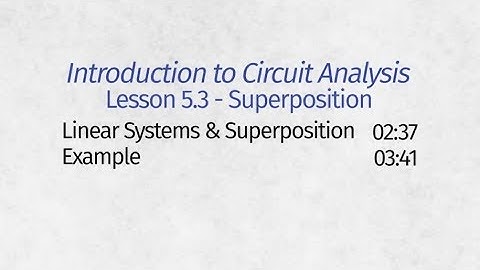 Lesson 5.3 -Superposition