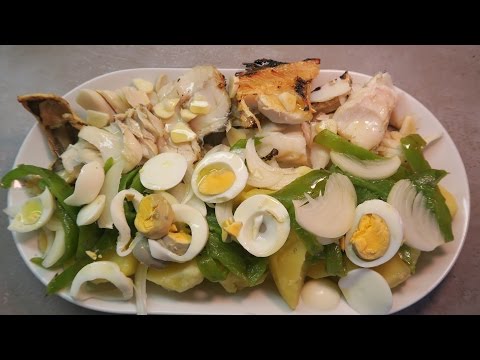 RECEITA DE BACALHAU ASSADO NA BRASA