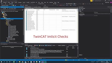 TwinCAT 3 PLC HMI Tutorial TwinCAT Implicit Checks