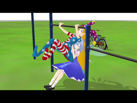 【東方MMD】クラウンピースとチルノが仲良くなる話