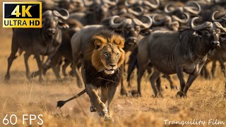 African Wildlife 4K: Serengeti Park  The Super Amazing African Animals Footage with Real Sounds