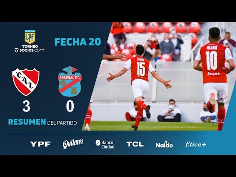 #TorneoSocios | Fecha 20 | resumen de Independiente - Arsenal