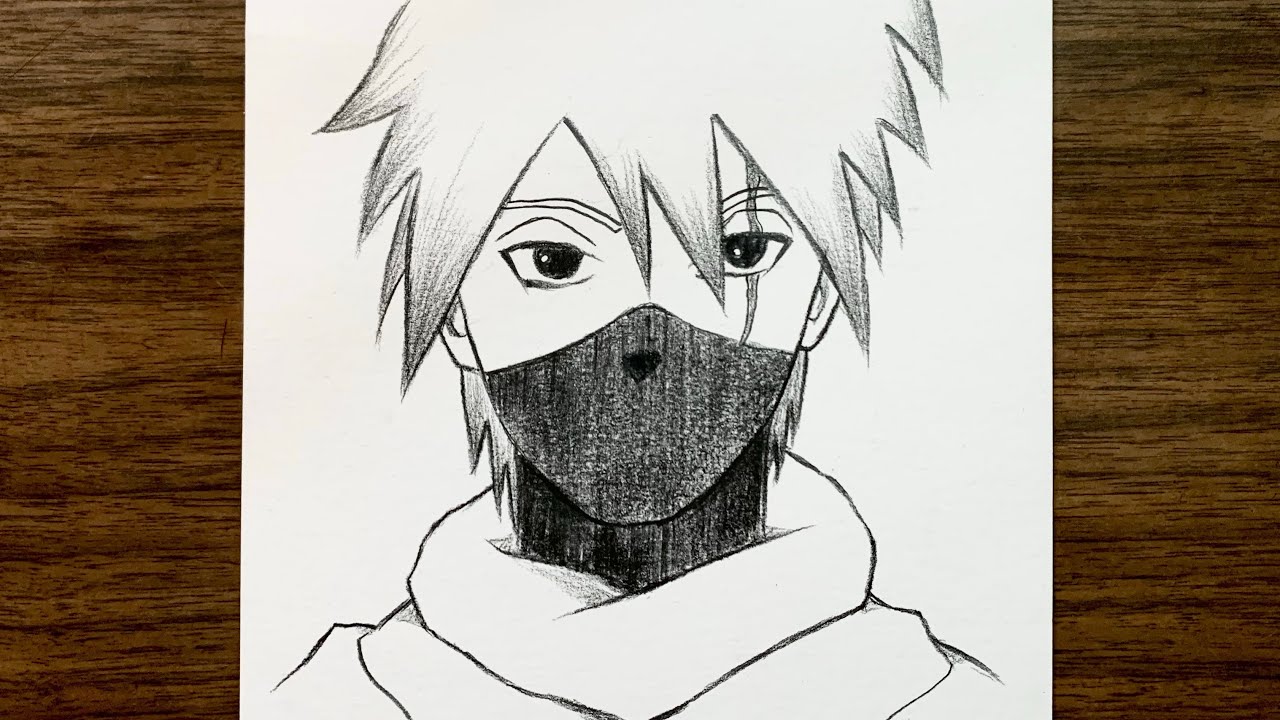 Como Desenhar o Kakashi Hatake Passo a Passo || Desenho Fácil de Fazer ...