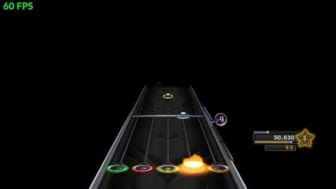 Playing some Clone Hero (keyboard, all taps)
