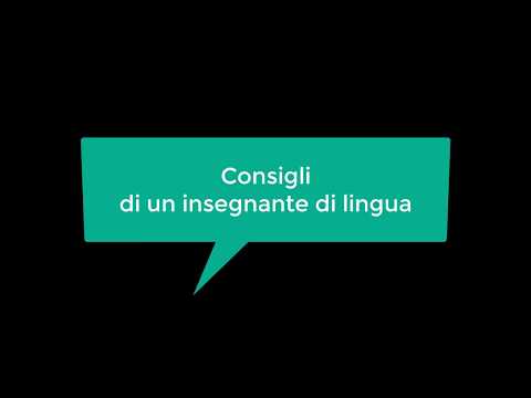 Consigli di un insegnante di lingua