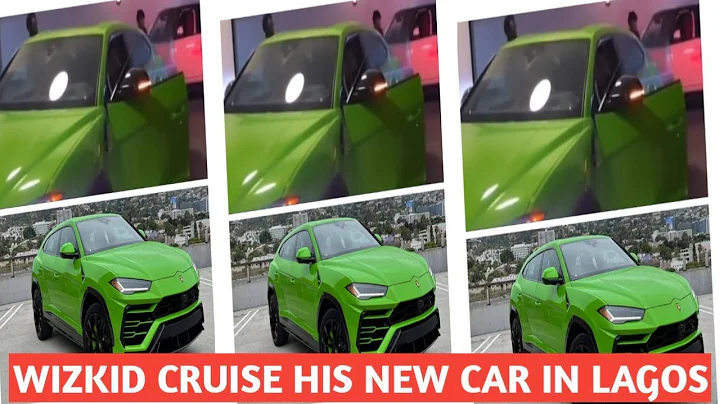 WIZKID spotted in lagos cruising his N510,000,000 Lamborghini Urus.