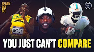 Justin Gatlin breaks down the REAL difference between NFL speed vs Track Speed