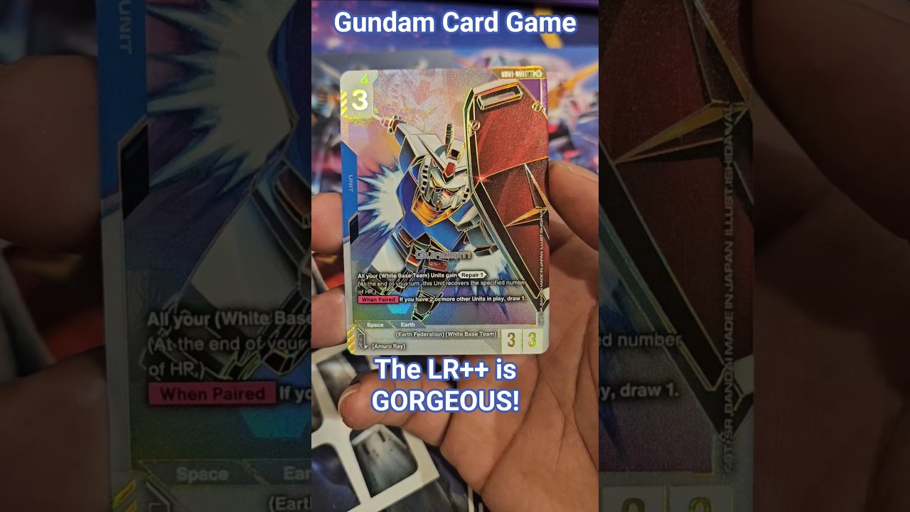 Gundam Card Game's LR++ Gundam RX78-2 is AMAZING