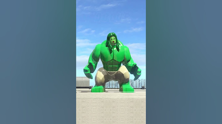 HULK Transforms into She-Hulk - LEGO Marvel Super Heroes