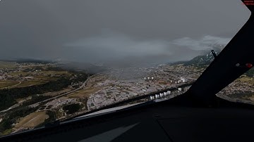 P3D V4.5 Approach and Landing LOWI from EDDF