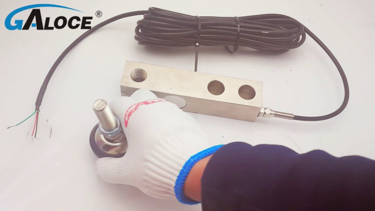 GSB205 GALOCE Forklift Scale Shear Beam Load Cell - YouTube