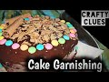 Oreo cake garnishing simple method crafty clues