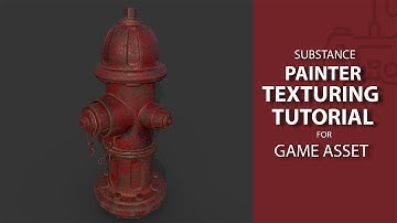 Rusty fire Hydrant / Game Asset / Substance Painter  Speed Tutorial [Part_01]