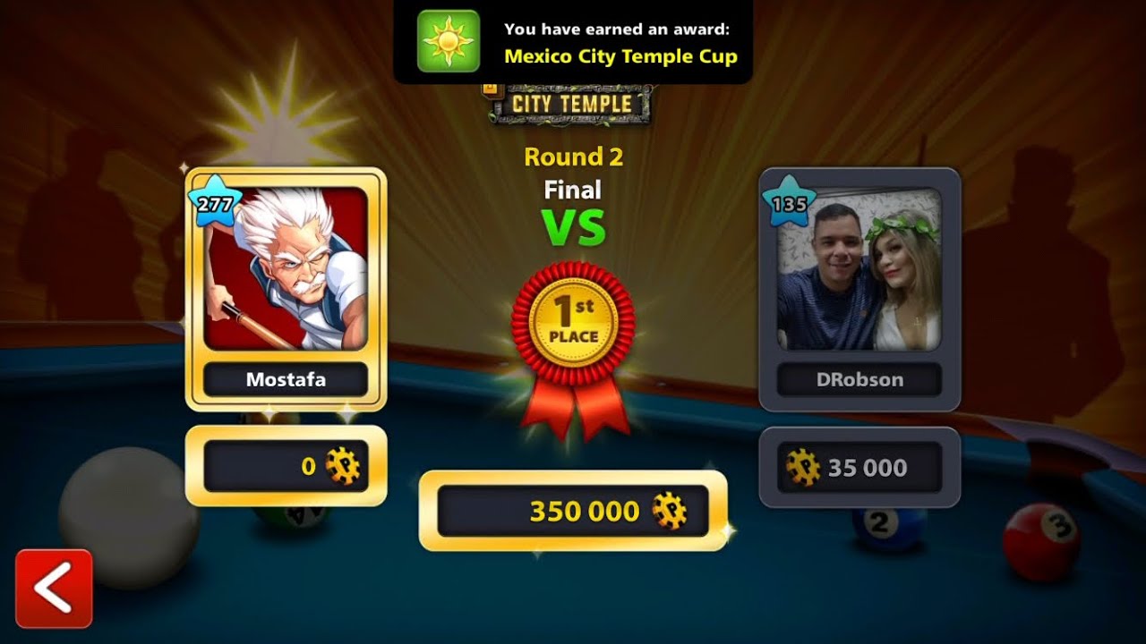 Mexico City Temple from first time 😎 8 Ball Pool miniclip