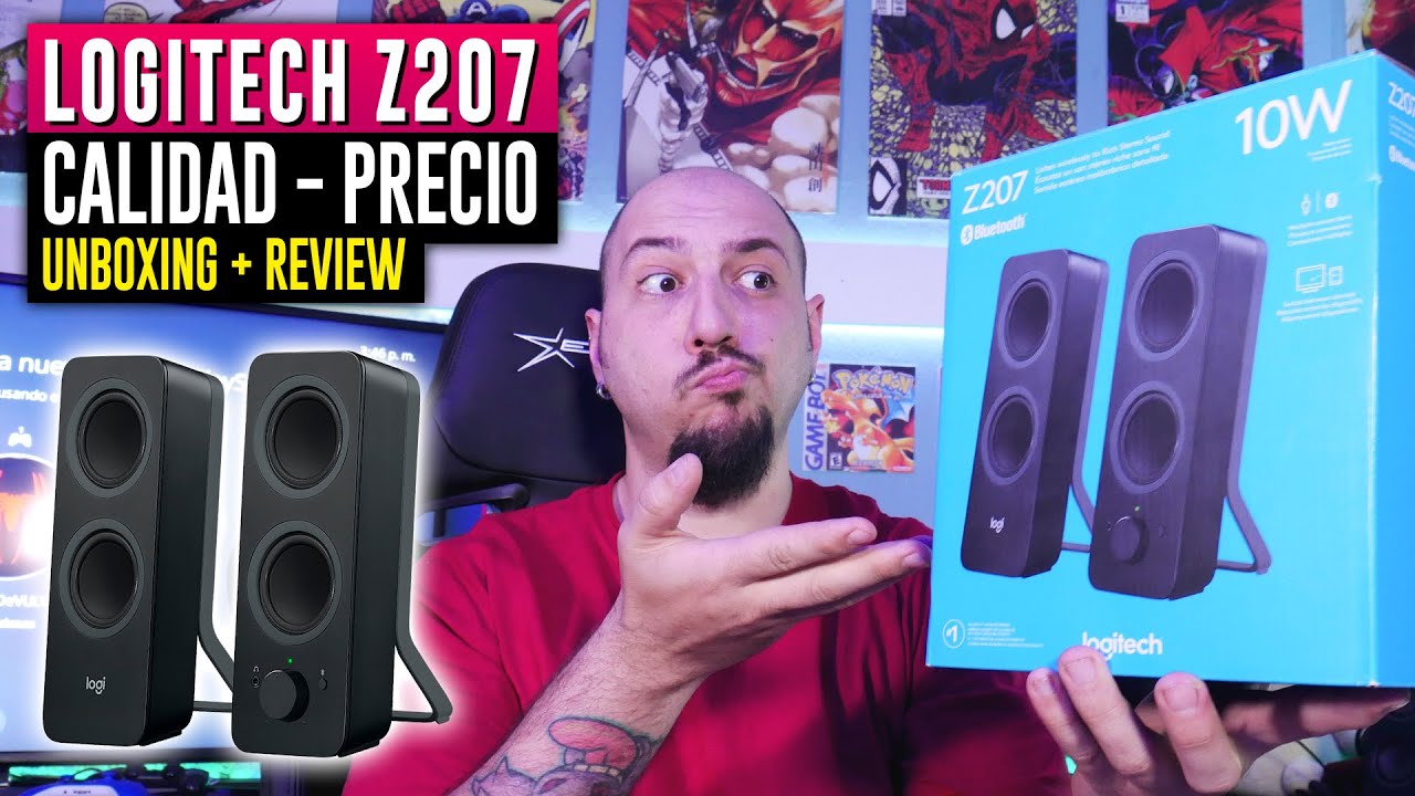 PRECIO CALIDAD Speaker Logitech Z207 Unboxing Y Review YouTube