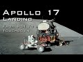 Apollo 17 landing from PDI to Touchdown