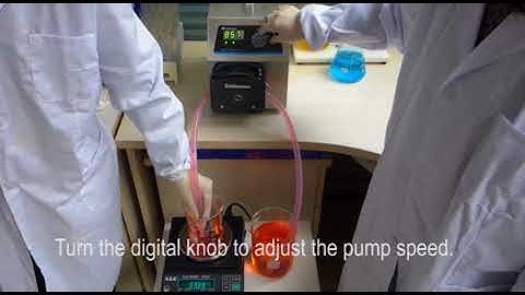 Shenchen M6-6L Peristaltic Pump Operation