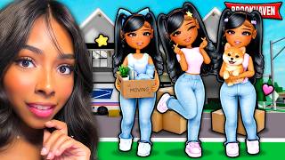 REALISTIC TRIPLET SISTERS MOVE TO BROOKHAVEN ⭐ (Brookhaven RP)