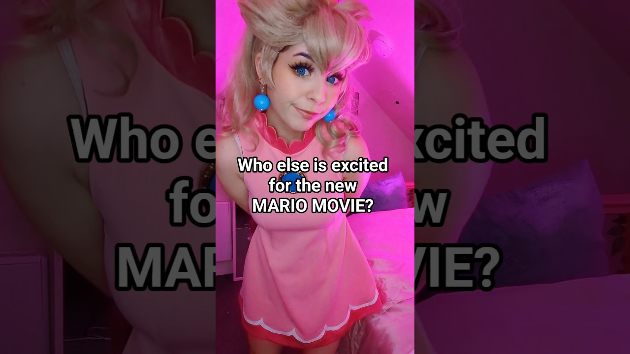 IM SO EXCITED #mario #mariomovie #princesspeach #cosplayer #comicconcosplay