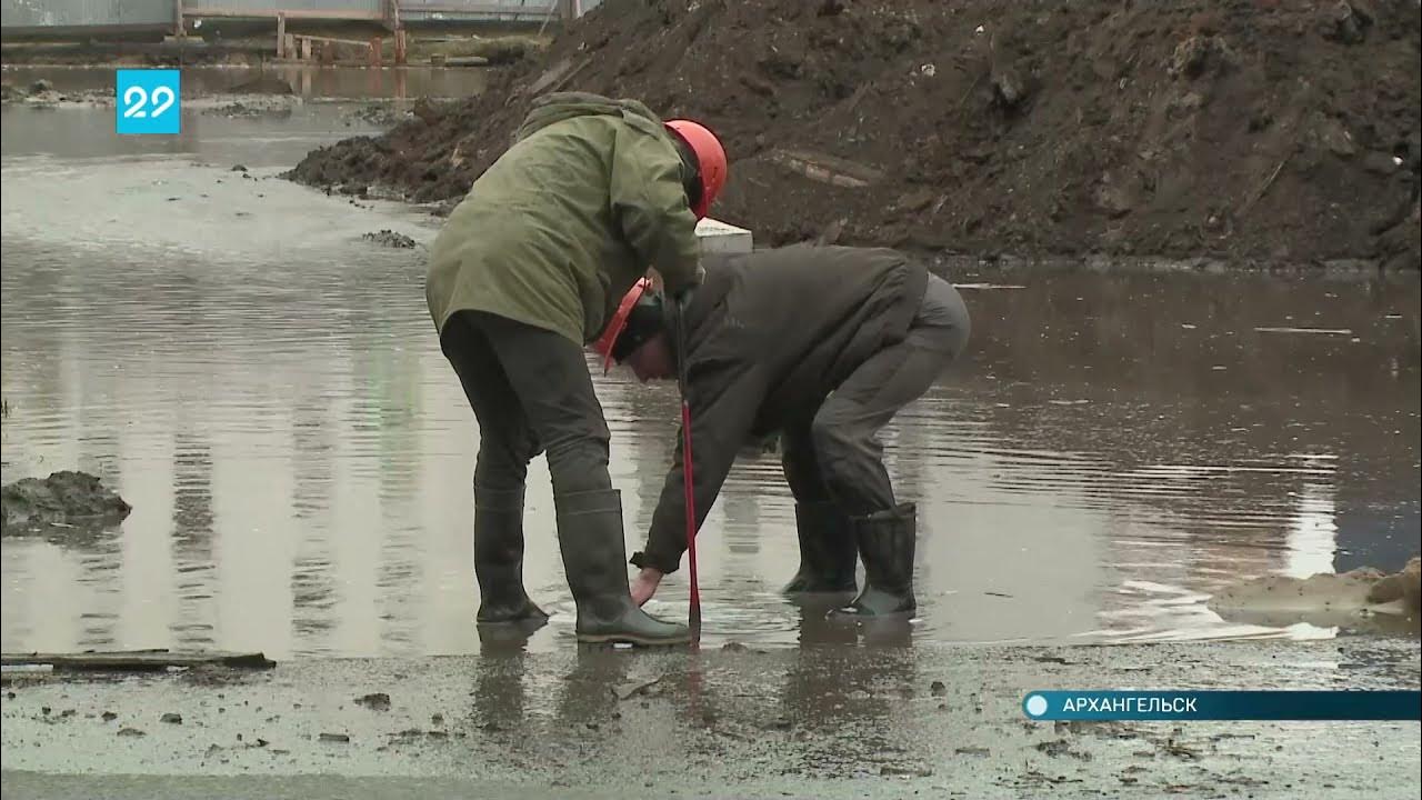 Архангельск авария на водопроводе