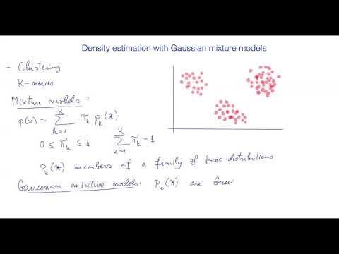 Gaussian mixture models: