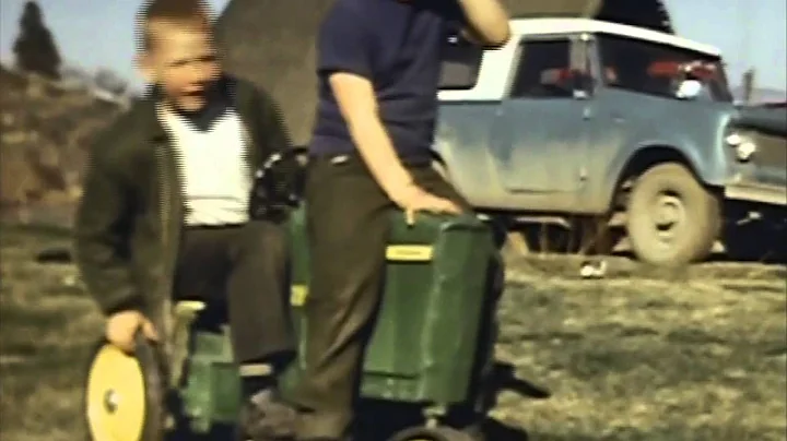 15 - Halvorson Boys on tractor