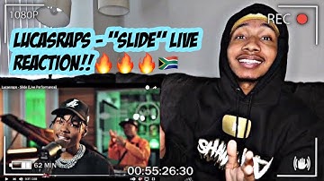 Lucasraps - Slide (Live Performance) | REACTION!! THIS GUY!🔥🔥🔥