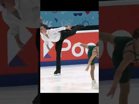 Алёна Косторная и Георгий Куница💚 Красивая пара😍#фигурноекатание#figureskating#косторная#куница