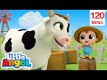 Old MacDonald&#39;s Silly Farm Day 🐄🤣 | Little Angel| Kids TV Shows | Cartoons For Kids | Fun Anime