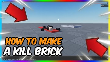 How to make a KILL BRICK in ROBLOX STUDIO #robloxstudio #tutorial #roblox