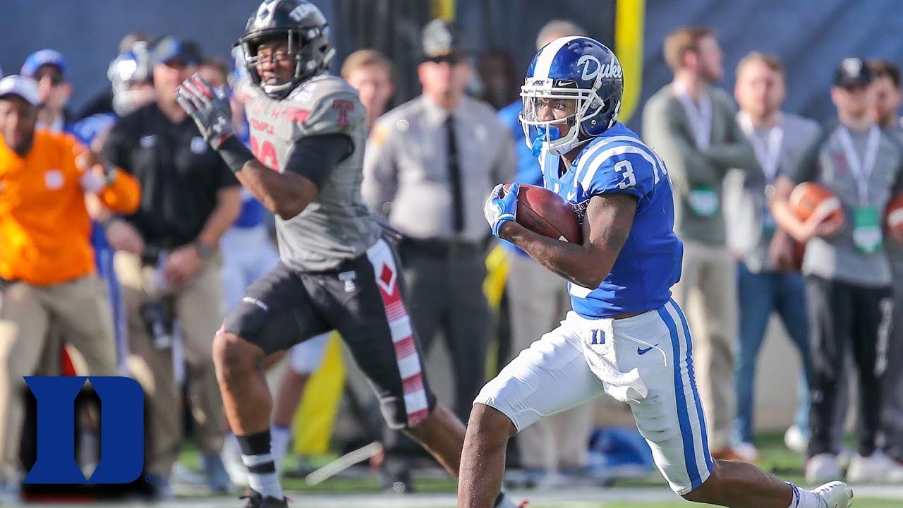 Duke WR T.J. Rahming Top Plays 2018