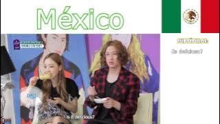 Super Junior, Sistar, Kara, Exid eat 'Mexican food'[SUB-ENG-ESP]