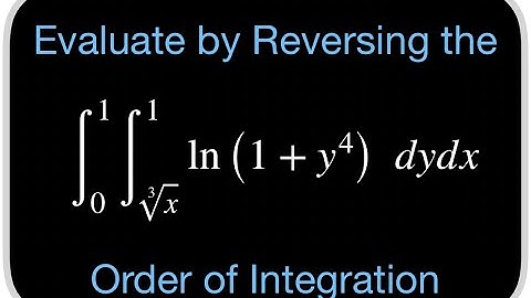 Reverse the Order of Integration || Double Integrals