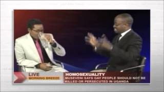 Gay rights activist Pepe Julian Onziema on UgandanTalk show  Last week Tonight with John Oliver