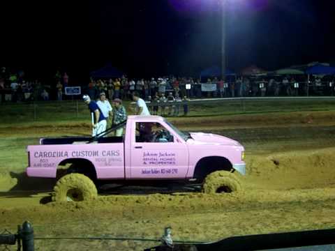 pink s10 mud bog 502 chevy motor monetta south carolina