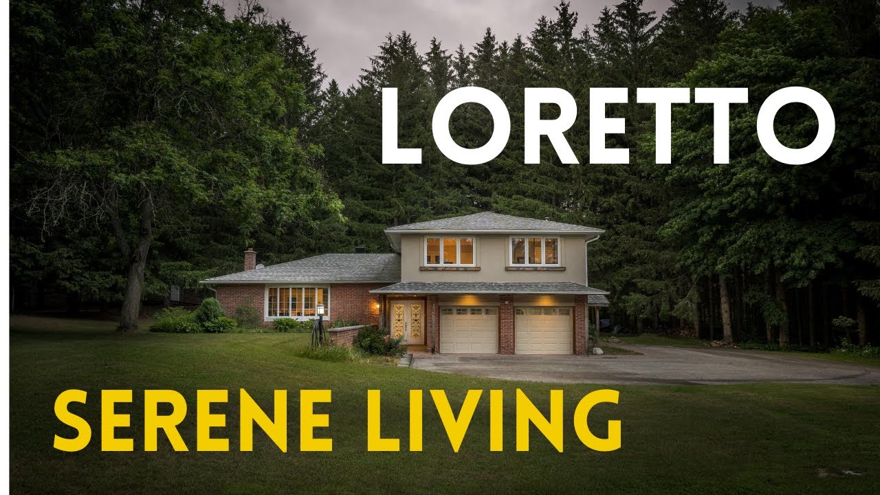 SERENE LIVING Surrounded by Mature Trees in Loretto Ontario Home