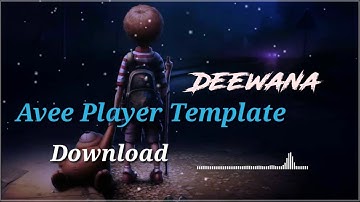 New Avee Player Template Download | aveeplayer tutorial | #aveeplayertemplate