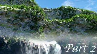 Create Gorgeous Waterfalls - Blender Tutorial - 02 : Realistic Environment! screenshot 5